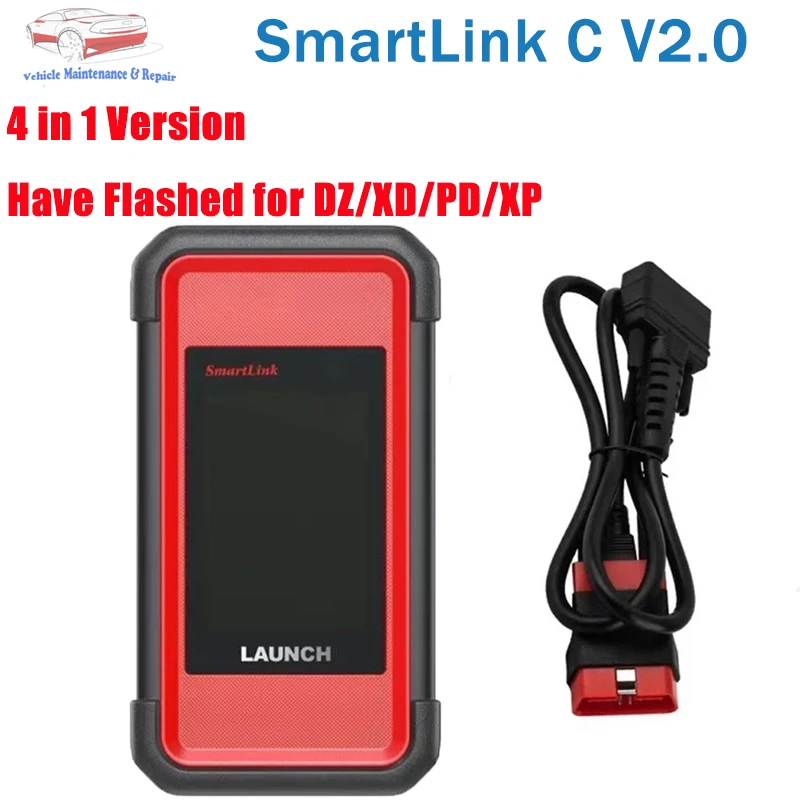 New 2024 SmartLink C V2.0 for Diagzone prodiag xdiag HD3 Heavy Duty CAN FD DOIP OBD2 Scanner for Truck 24V 12V Diagnostic Tool