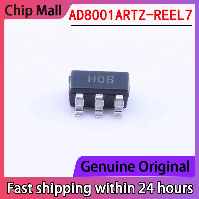 1PCS AD8001ARTZ-REEL7 Serigrafato H0B SMT SOT23-5 Il chip del microcontrollore è nuovo di zecca e originale