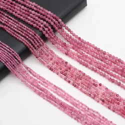 2/3/4mm Natural Stone Crystal Beads Round Gemstone Isolation Loose Beads for Jewelry Making Diy Bracelet Necklace Accessories
