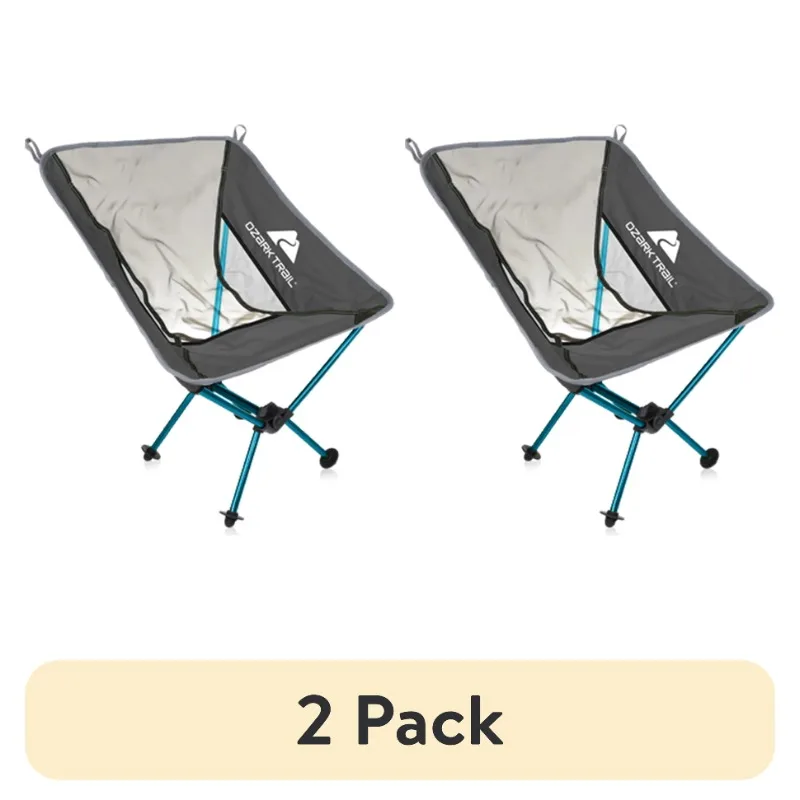 

Ultra-lightweight Polyester Backpacking Chair with Carry Bag, Turquoise Sea Frame