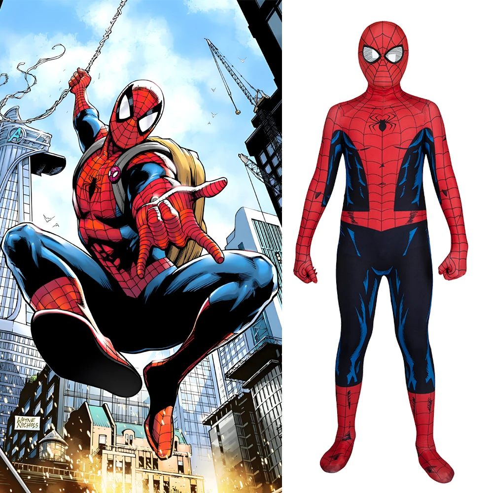 ps5-spiderman-cosplay-vintage-bande-dessinee-costume-garcons-costume-3d-imprime-spandex-halloween-costume-combinaison-body-pour-enfants