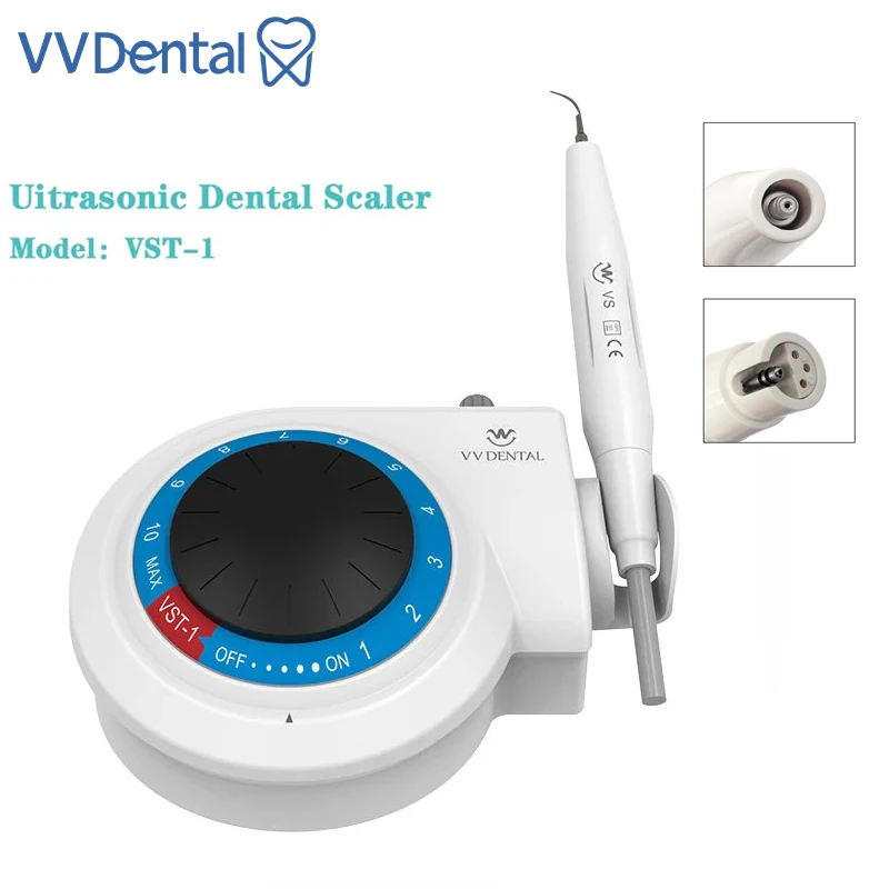 

VVDental VST-1 Dental Ultrasonic Scaler with Handpiece for Endodontic Periodontal Scaling Oral Cleaner Calculus Smoke