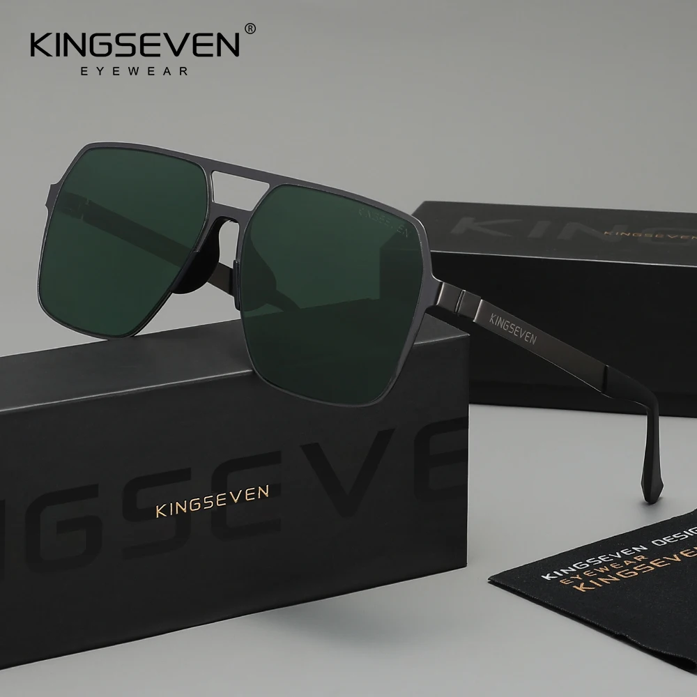 Marke Design Klassische Männer Sonnenbrille Großen Rahmen Polarisierte UV400 Outdoor Gläser Fashion Square Anti-glare Fahren Brillen