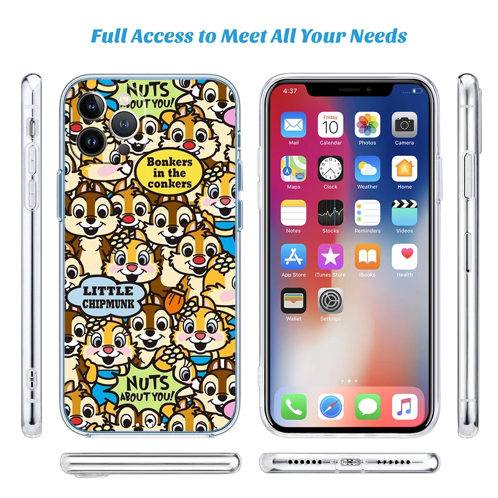 Chip Dale Transparent Phone Case for Motorola G40 G04 G05 One Ace Action  Fusion Plus Hyper Macro Vision Zoom view 6