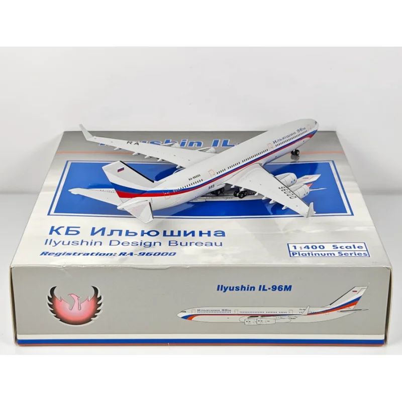 Phoenix 1/400 Schaal Russische IL-96-400 RA-96000 Diecast Legering Vliegtuigen Model Collectie Decoratief Ornament