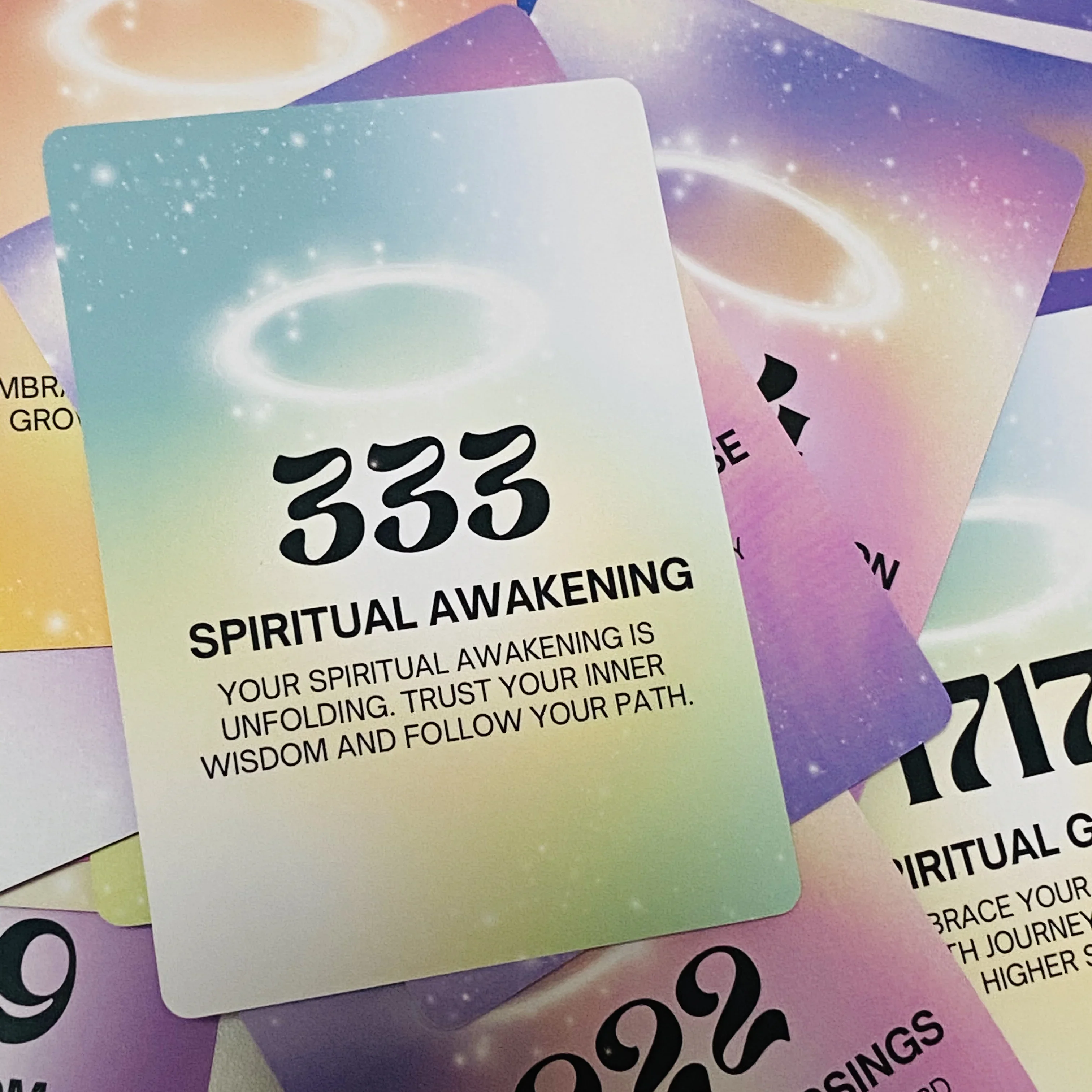 أرقام الملاك أوراكل سطح السفينة 40 بطاقة لاستقبال ألعاب لوحة التوجيه الإلهي المشاعر رسائل سطح السفينة #4