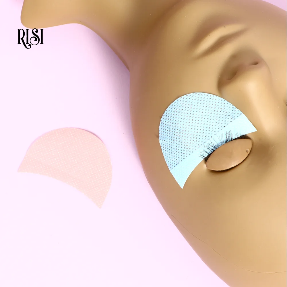 RISI 50 個使い捨てまつげパッチパッドまつげリムーバーパッチパッドを除去するためのまつげエクステンションメイクアップツール