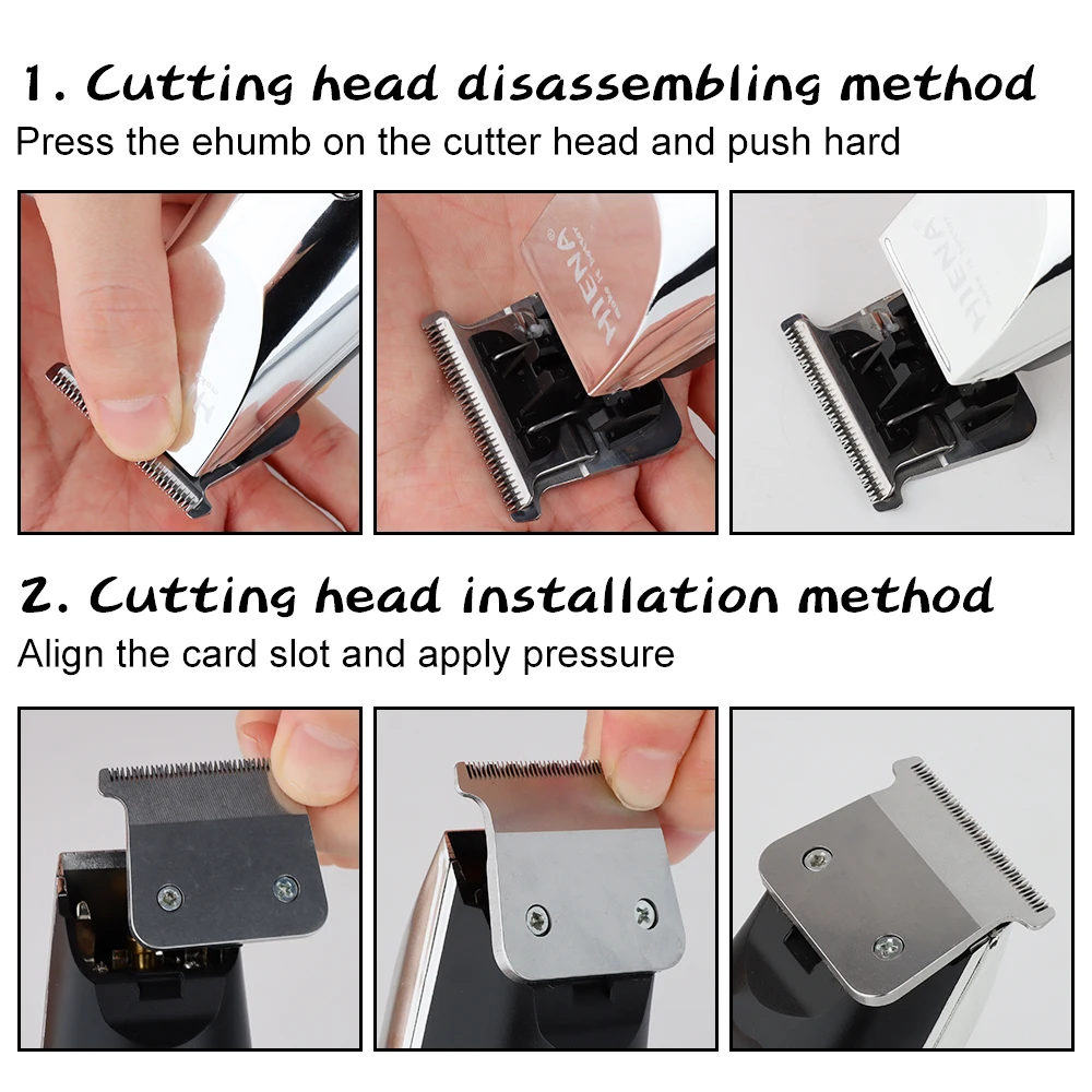 HIENA hair clipper cutting machine man hair clipper trimmers Professional electric scissors push Oil head Electric HYN-010