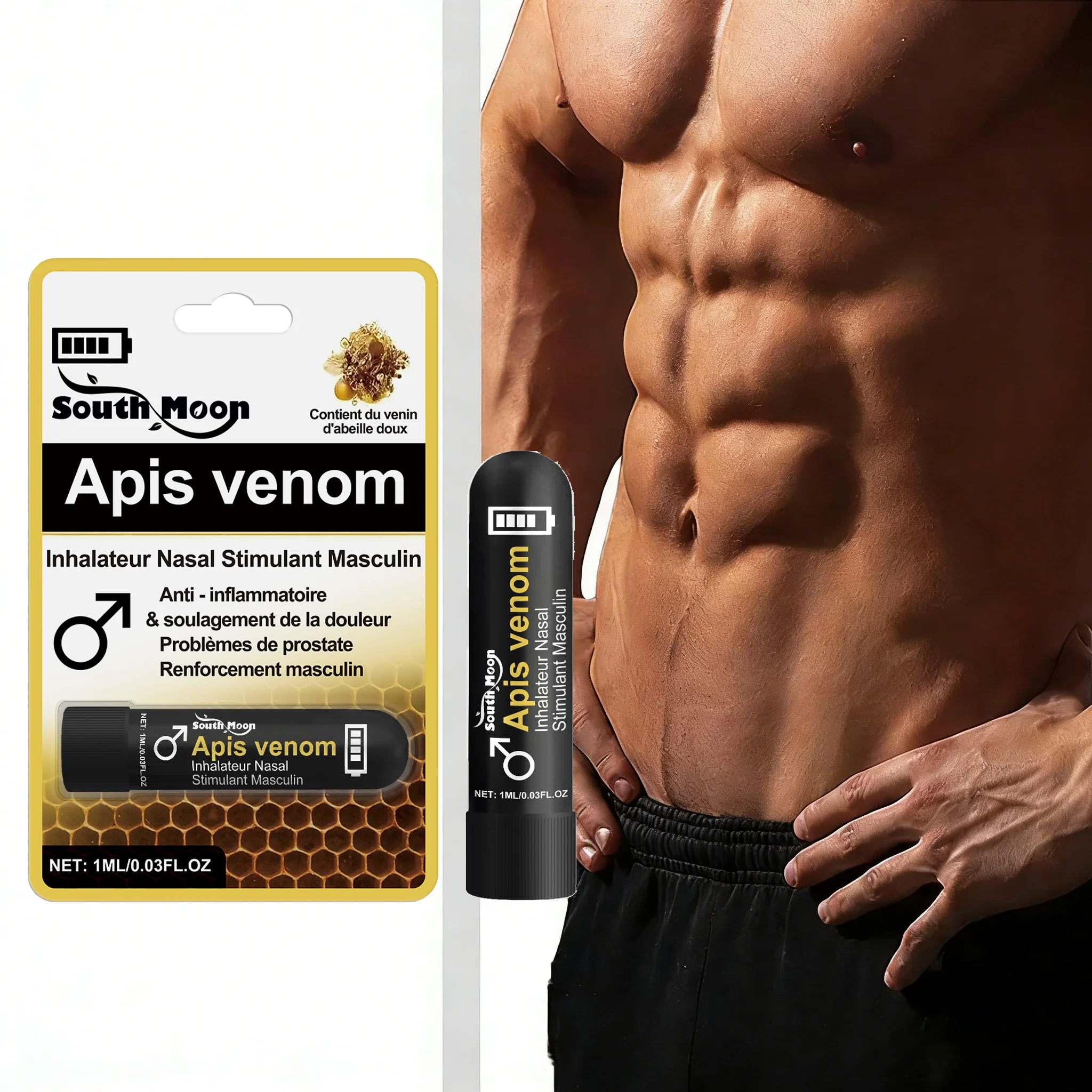 1/2/3/4pcs Men's Nursing Nasal Sniffing Stick Promote Energizing Level Comfortable Daily Body Care Nasal Suction Stick