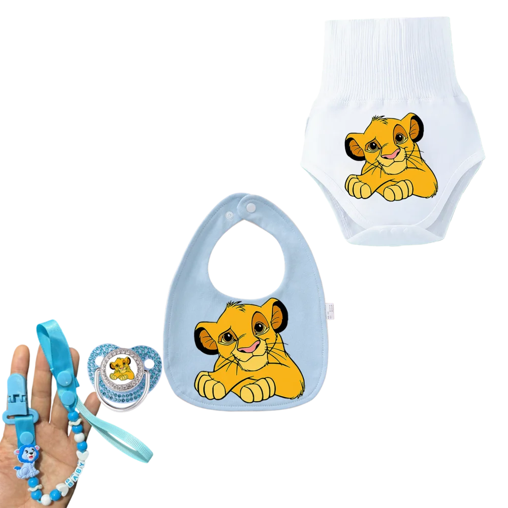 

Ползунки для малышей с мультяшным принтом и держателем для соски, нагрудник для новорожденных с аниме-принтом, имитация детской соски. Уникальный дизайн. Качество.