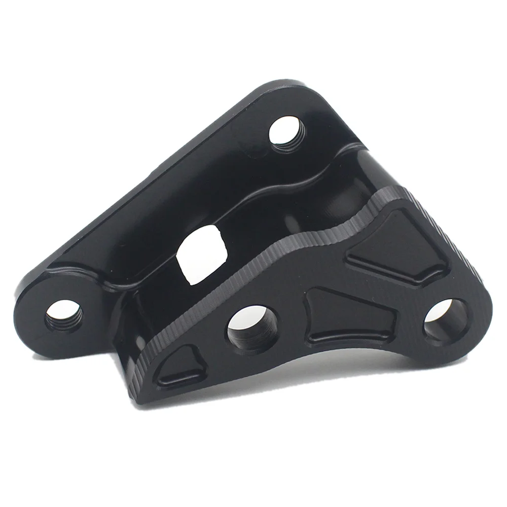 Motorcycle Caliper Adapter Code Brake Caliper Rotor Adapter Brackets for Vespa GTS300 GTV300 Hpe 300(Black)