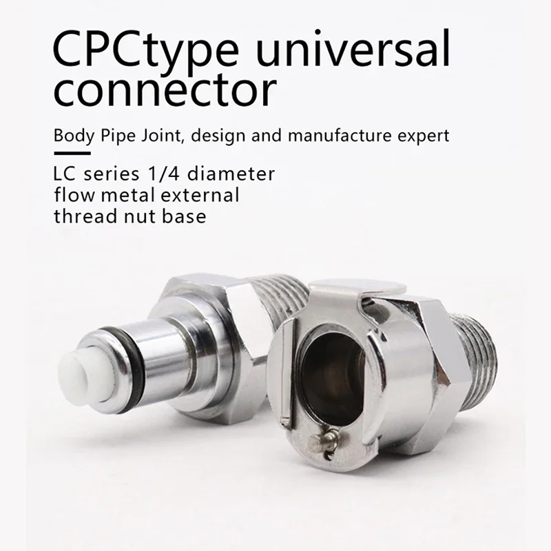 RS-MC Series External Thread Female Seat 1002 1004 Stainless Steel Quick Connector