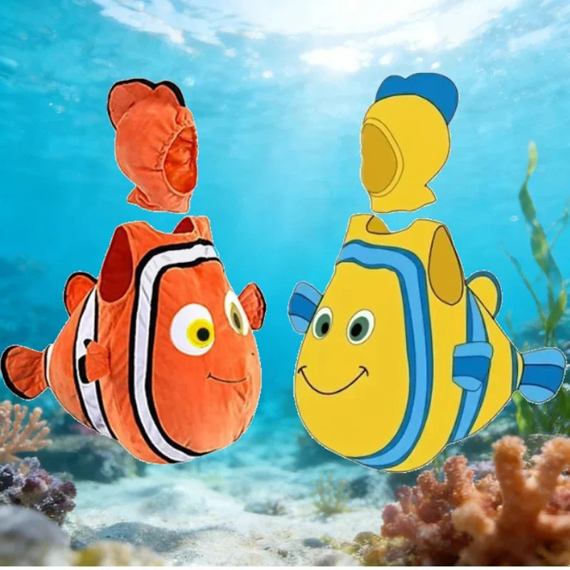 

Toddler Clown Fish Costume Set | Cute 3D Fish Shape Hooded Romper for Baby, Perfect for Halloween Cosplay & Holiday Performances