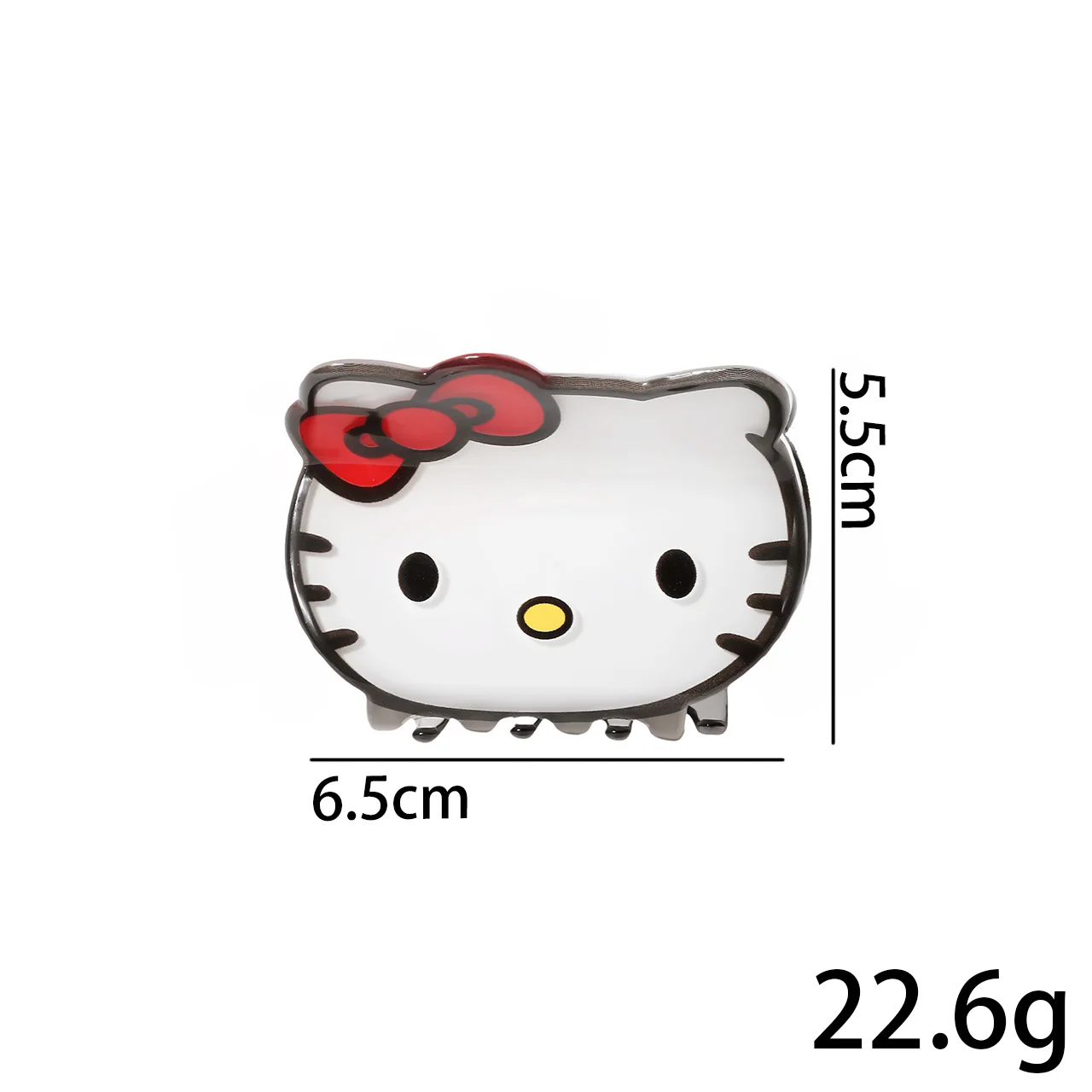 1PC/2PCS Sanrio Hello Kitty themed hair claw, a multi-functional hair accessory hair claw