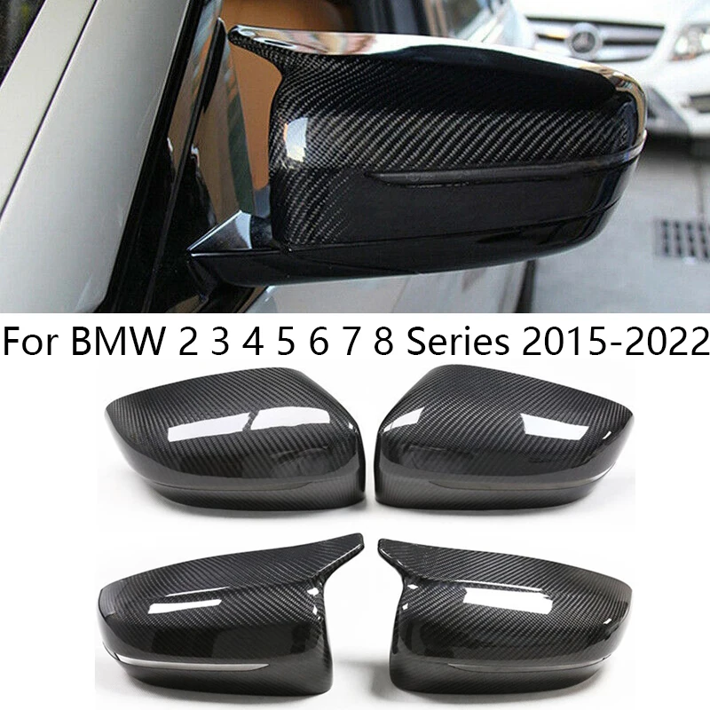 

For BMW 2 3 4 5 6 7 8 Series G30 G31 G11 G12 G20 G28 2018-2020 Car Rearview Mirror Case Cover Trim Cap parts accessories