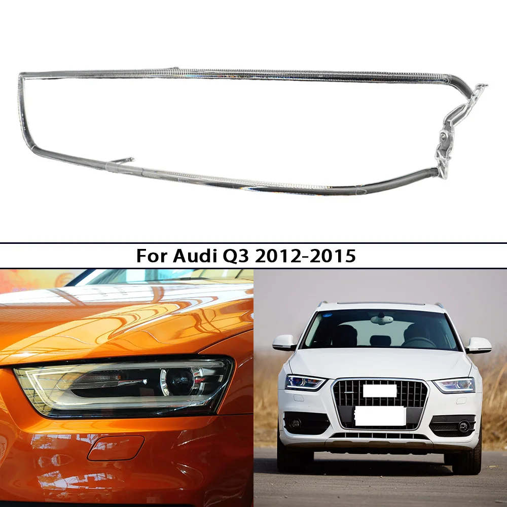 

Для Audi Q3 2012 2013 2014 2015 DRL дневные ходовые огни направляющая пластина фара трубка свет полоса
