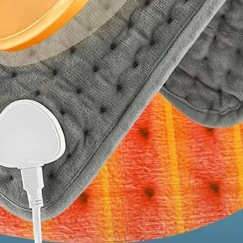 

Электрическая грелка, нагревательный коврик с 10 уровнями постоянной температуры, 4-режимный таймер, согревающий тепловой коврик для тела, термоковрик для рук живота