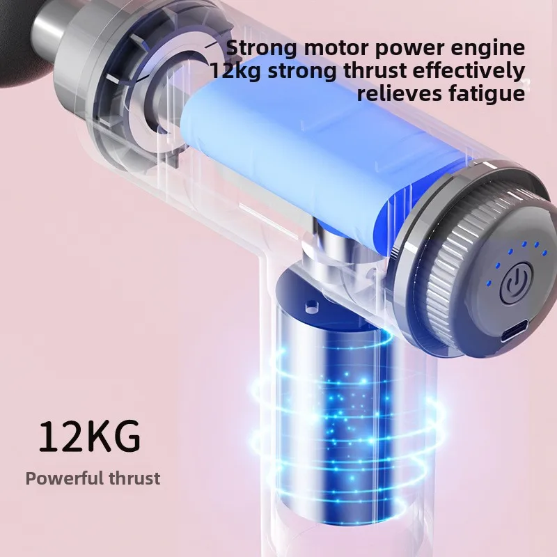 Faszienpistole Muskelmassagegerät Muskelentspanner Elektroschock Greifen Vibration Halsmuskel Fitness Beine