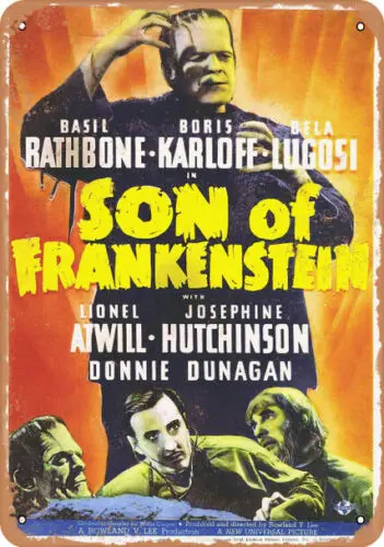 Metal Sign Son of Frankenstein 1939 10