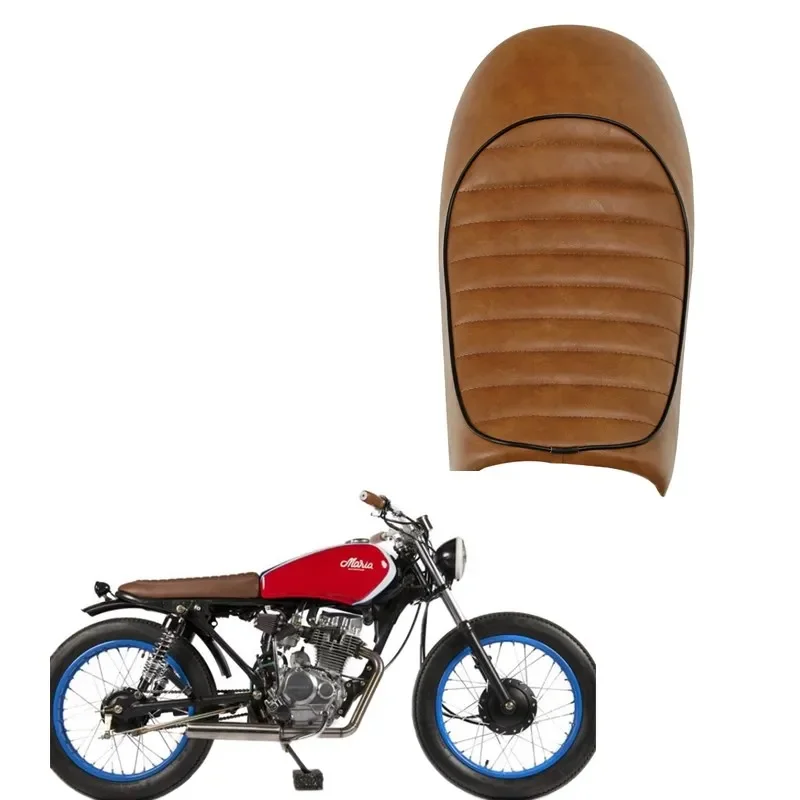 MOTO For Honda CB750 CG125 For Yamaha SR XJ Motorcycle Acsessories Brown Hump Vintage Retro Saddle Cafe Racer Seat