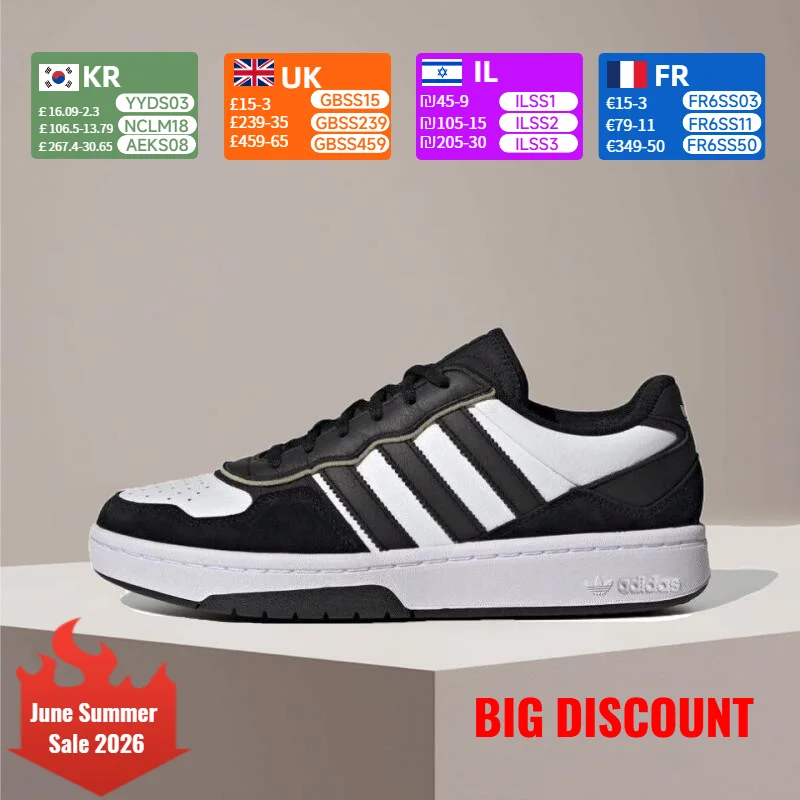 

adidas Originals Courtic Classic Fashion Slip-Resistant Comfortable Durable Low-Top Skate Shoes Unisex JS3034