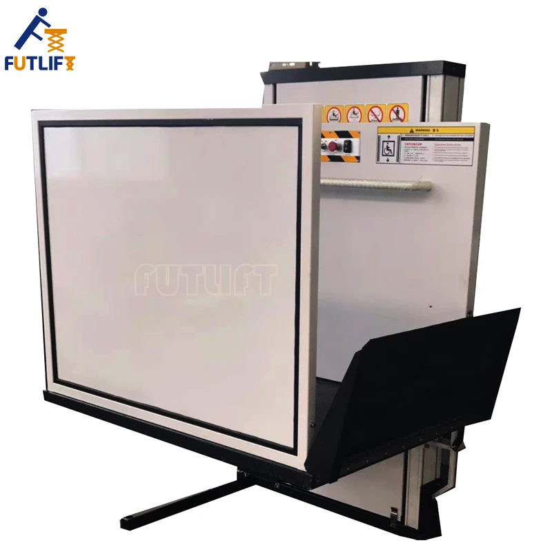 اثنين من قصة منزل رفع مصعد فيلا رافع كرسي متحرك كهربائي صغير للمنزل مع المقصورة