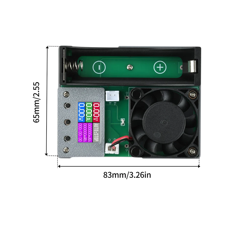 BTF-01 DC 5V 1-Kanal Li-Ionen-Akku Lade- und Entladetester Luftkühlungs-Kapazitätstester Typ-C-Schnittstelle – Detail 12