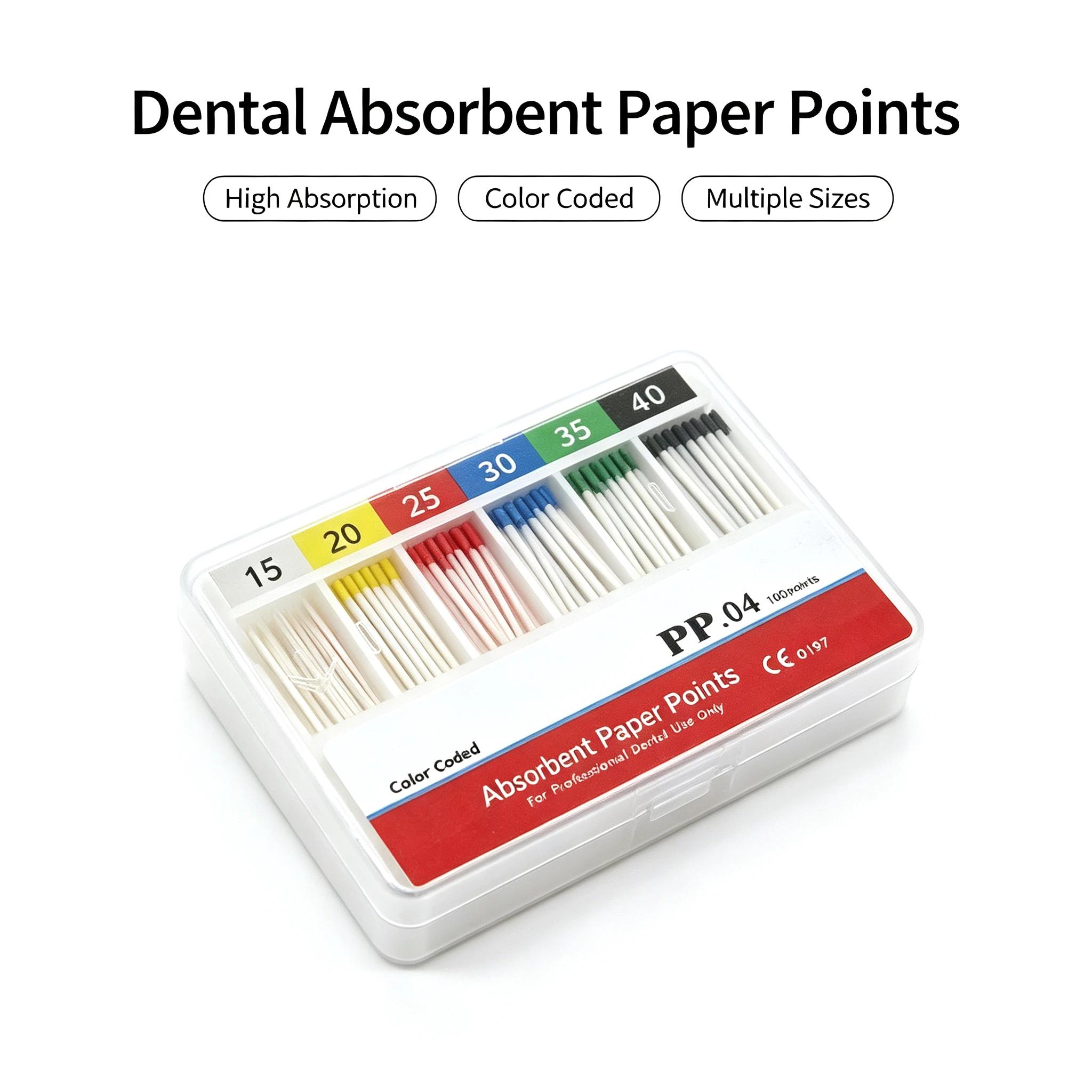 Dental Absorbent Paper Points 0.04taper Root Cancel Endodontics Cotton Fiber Tips Dentist Product