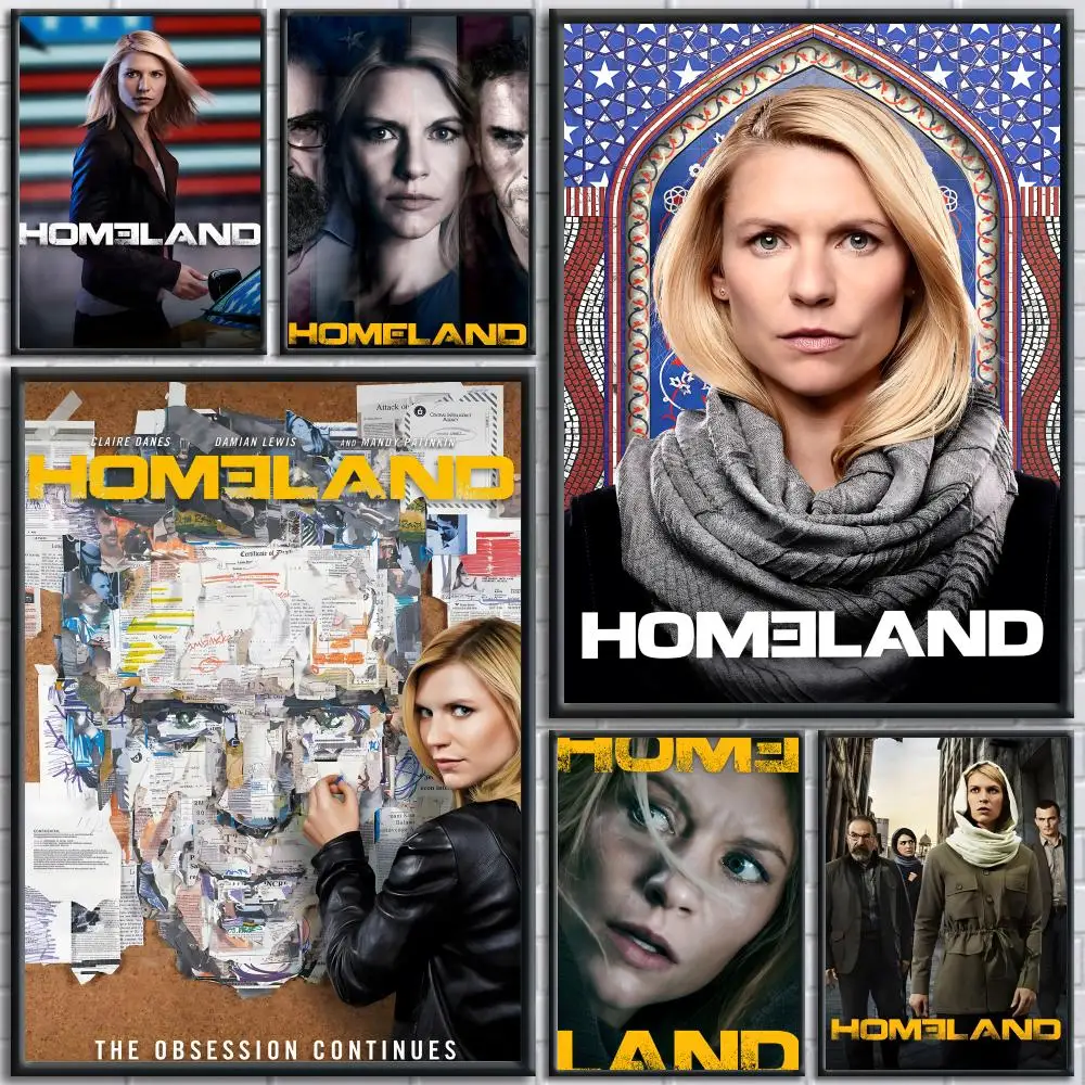 

Tv Series H-Homeland Poster Trendy And Easy-to-Apply Wall Art Stickers For Home Decor And Dorm Room Walls
