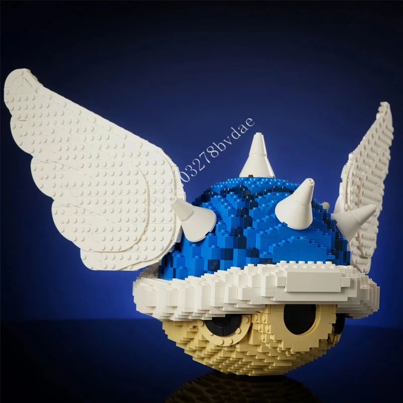 1671PCS MOC Life-Sized Sculpture Series Blue Shell Mega Figure Model Custom Puzzle Education Birthday DIY Creative Assembly Gift