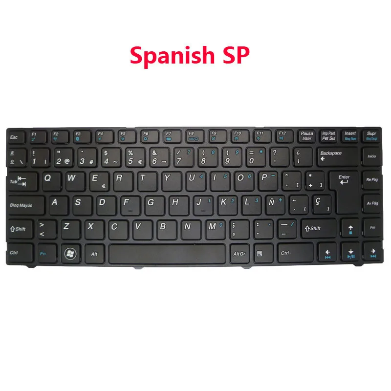 

JP Keyboard For Gigabyte U2440 U2440M U2440N Brazil BR Russia RU Spain SP United States US Belgium BE