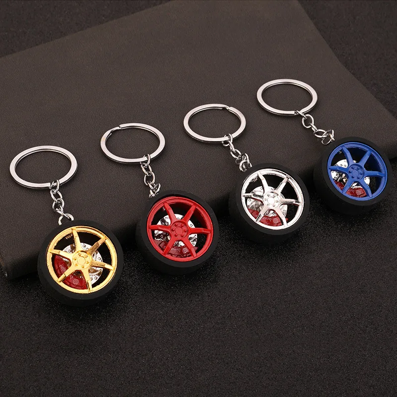 Car modification, calipers, brake discs, wheel hubs, car keychains, tires, metal tires, keychains