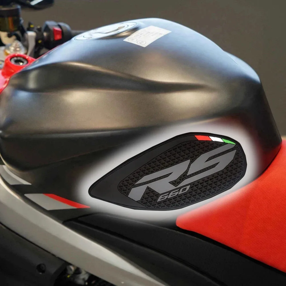 

Motorcycle Gas Knee Grip Traction Side Decorative Protector Anti Slip Tank Pad Sticker For Aprilia TUONO RS660 2020-2025