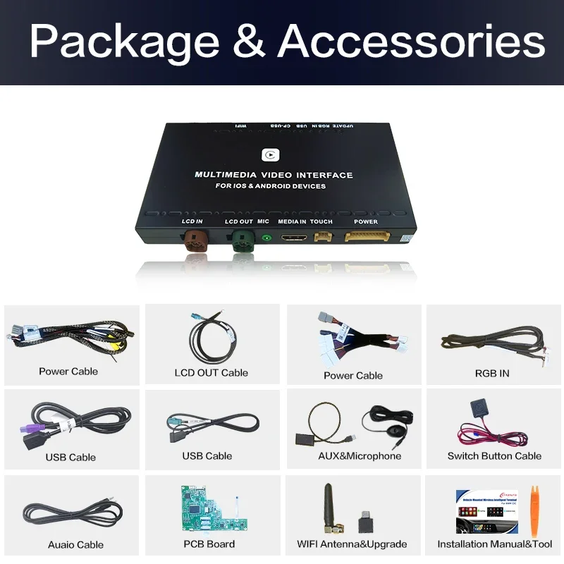 Wireless CarPlay Android Auto for infiniti G35 Low G37 model QX60 Mirror Aftermarket CarPlay Retroft Multimedia Navigation