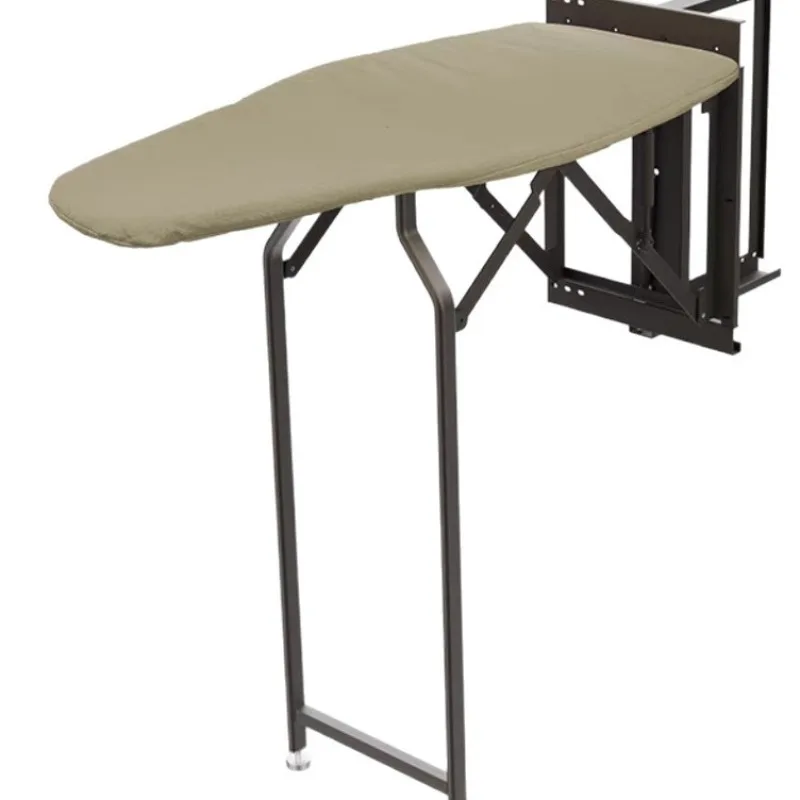 

Vertical ironing board Hat room Household cabinet Embedded electric iron pad folding side mounted rotating ironing board
