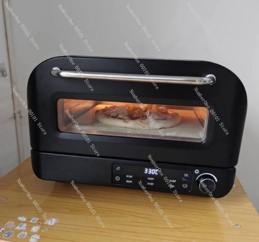 500℃ High-Temperature Pizza Oven for Home, Professional Baking for Pizza Naan Flatbread & Buns