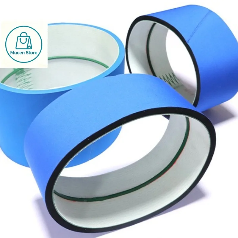 1 PCS Blue Sponge Conveyor Belt for Round Bottle Labeling Machine Accessories Parts of Automatic Labeler Can Customized Size