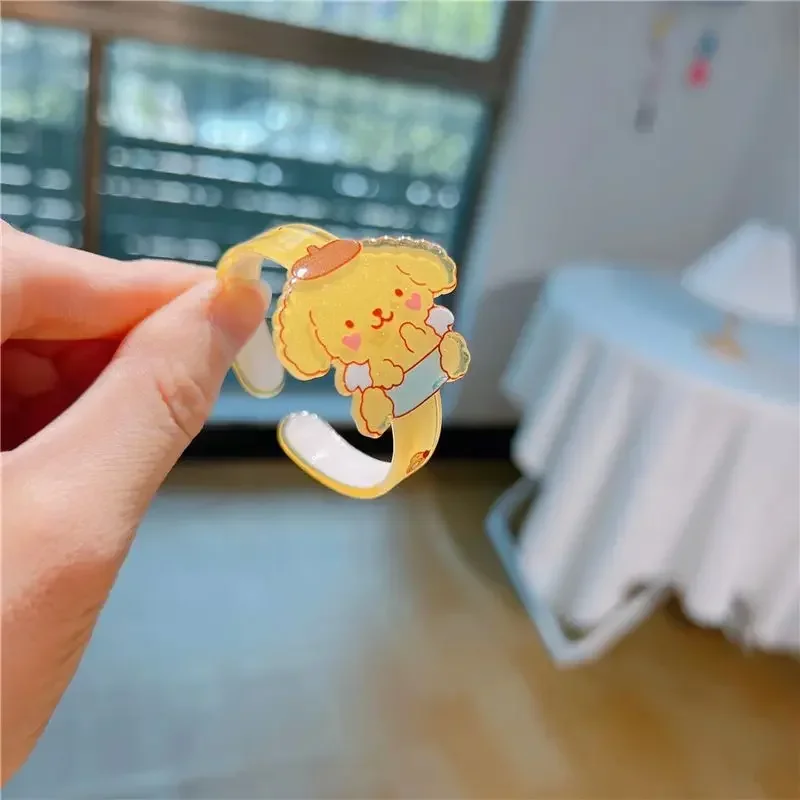 10 pçs sanrio olá kitty crianças pulseira bonito dos desenhos animados kuromi princesa pulseira meninas anime pulseira kawaii presente