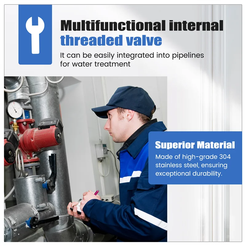 

J1UL1N 2 шт. шаровой клапан из нержавеющей стали 304 2P полнопортовый шаровой клапан женский клапан виниловая ручка клапаны