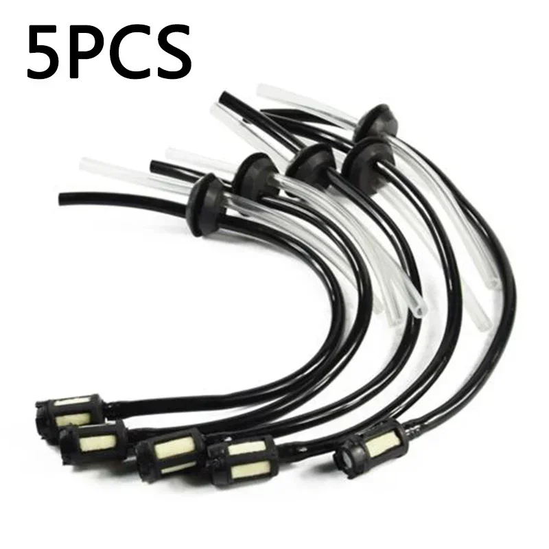 5pcs Fuel Hose Oil Pipe Kit With Fuel Filter Replacement Kit For 4 Stroke Grass Trimmer Brushcutter Lawnmower Tools Parts Useful