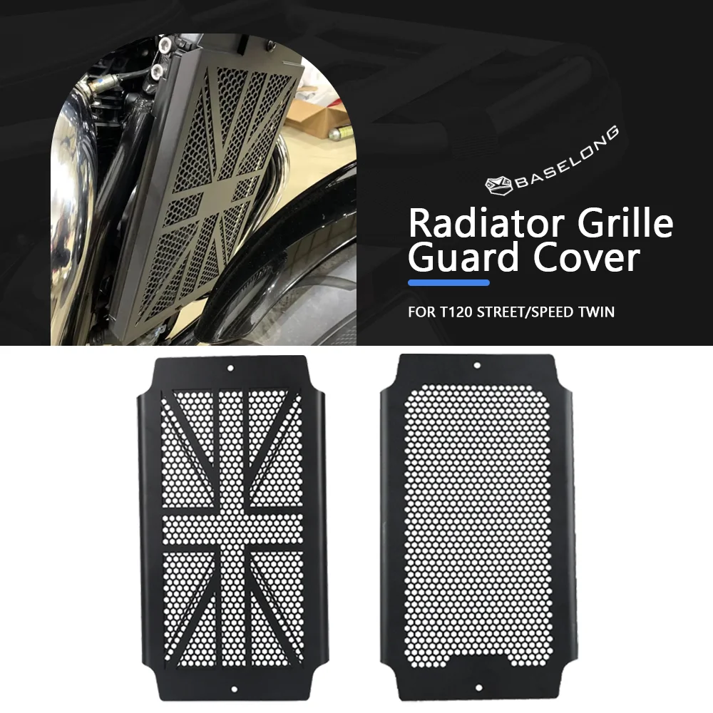 

2023 22 For T120 Street/Speed Twin 900 Motorcycle Radiator Guard Grille Protective Cover Protector 2016 2017 2018 2019 2020 2021
