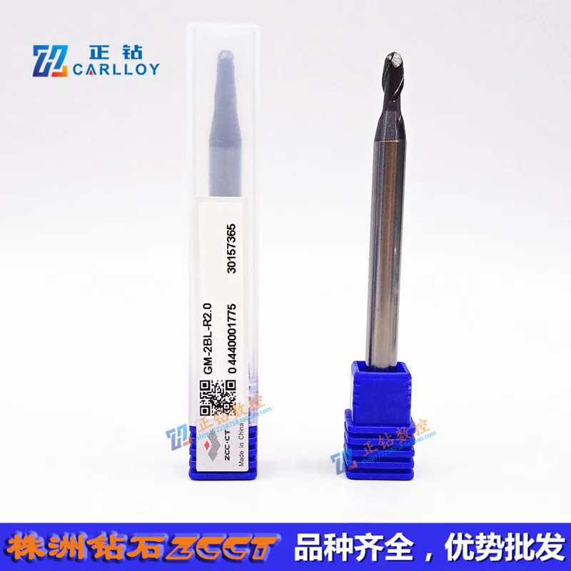 ZCC.CT GM-2BL-R1.0S 1.25S 1.5S 1.75S 2.0S CNC hard milling cutter for alloy and mold processing