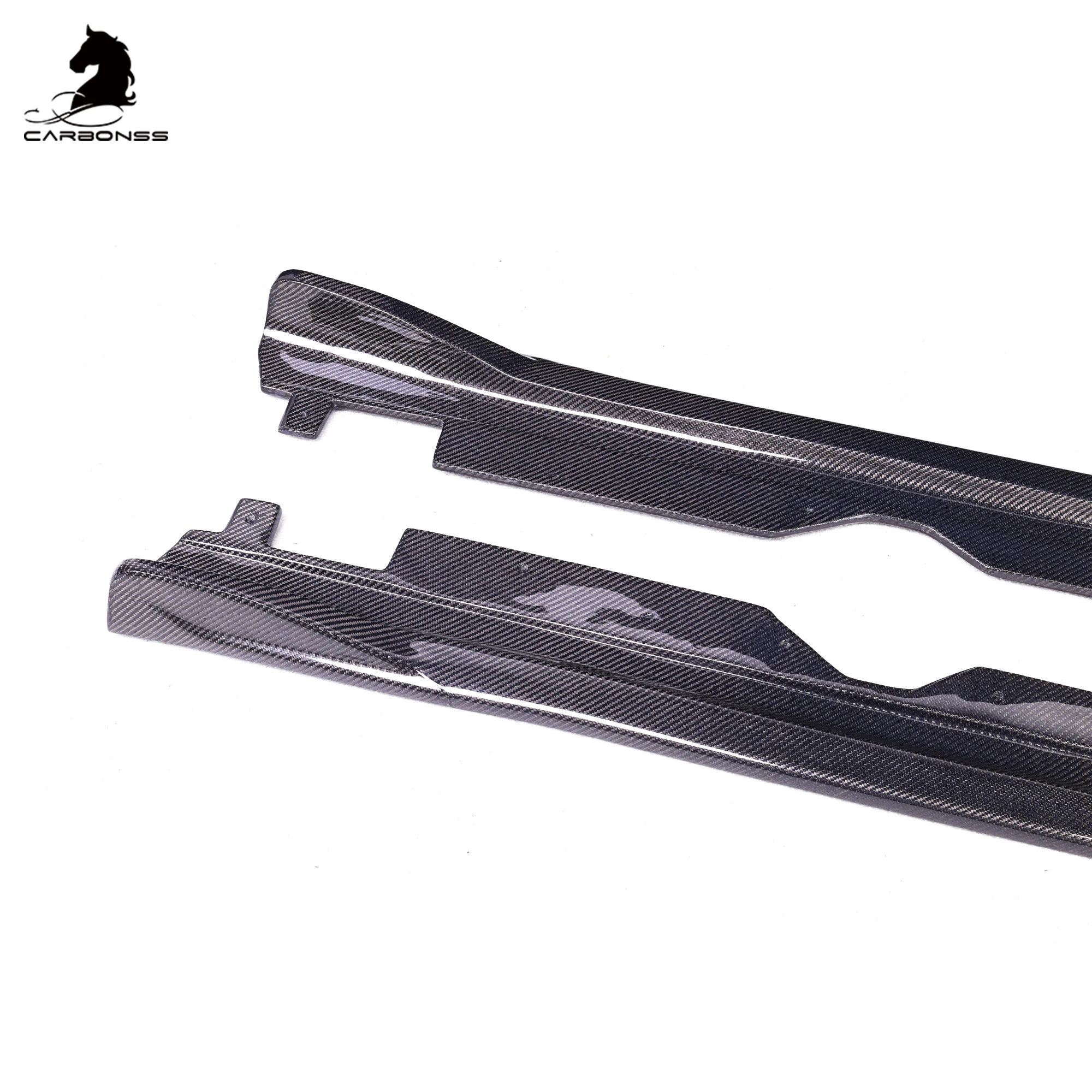Kit de corpo de fibra de carbono com saias laterais tipo Max para G22 M Tech 2020+