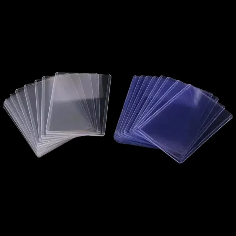 1-50Pcs 35PT Transparent Card Sleeves Hard Plastic Baseball Game Card Sleeves Protector for Collectible Sports Trading Cards