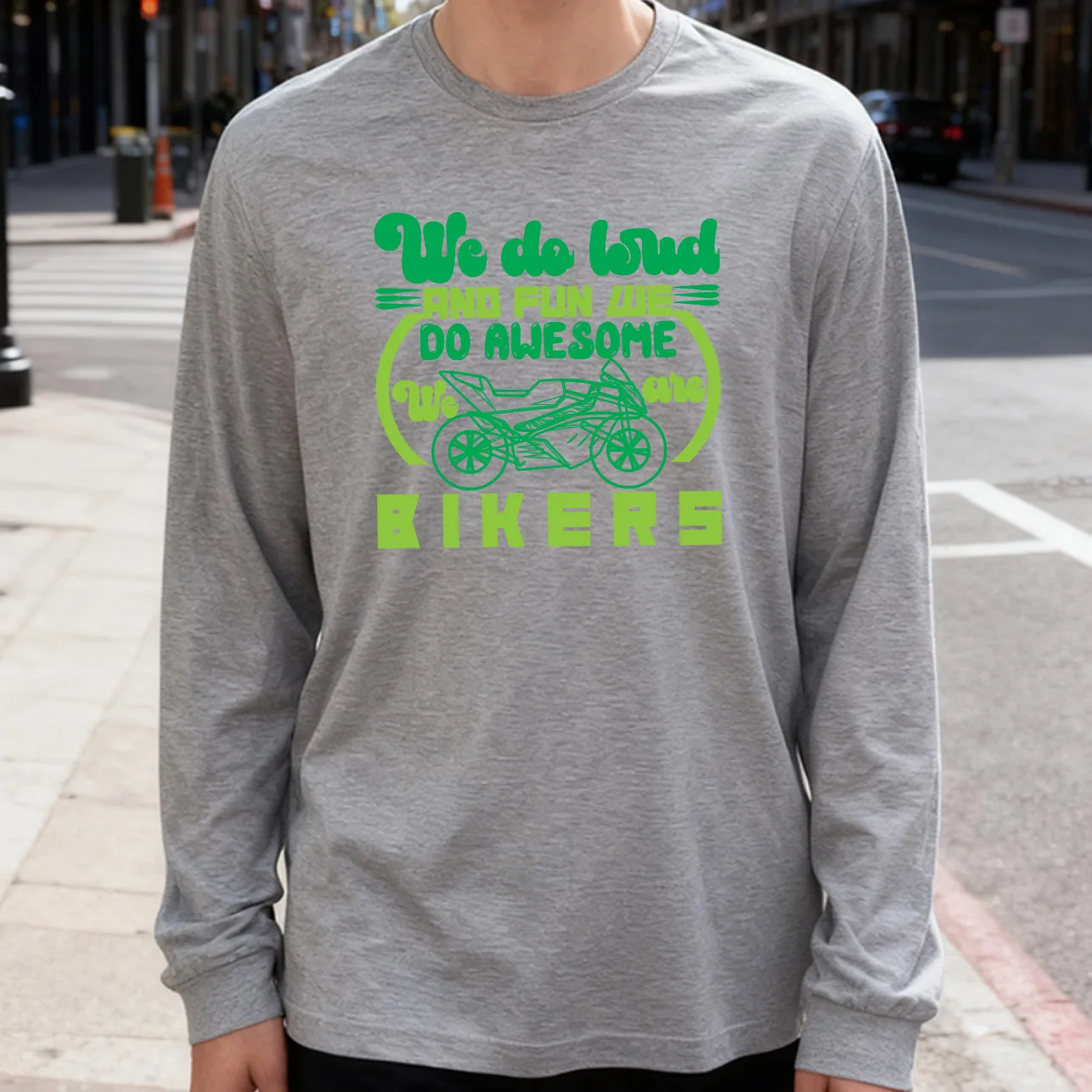 تي شيرت رجالي رائع بأكمام طويلة 100% قطن 180 جرام برقبة دائرية نمط يومي غير رسمي ناعم وجيد التهوية