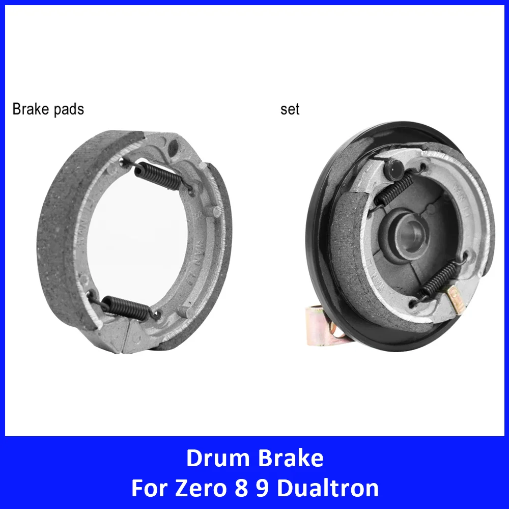 

Крышка барабанного тормоза заднего колеса для электросамокатов Zero 8 9 Dualtron, аксессуары и запчасти, с расширяемыми тормозными колодками