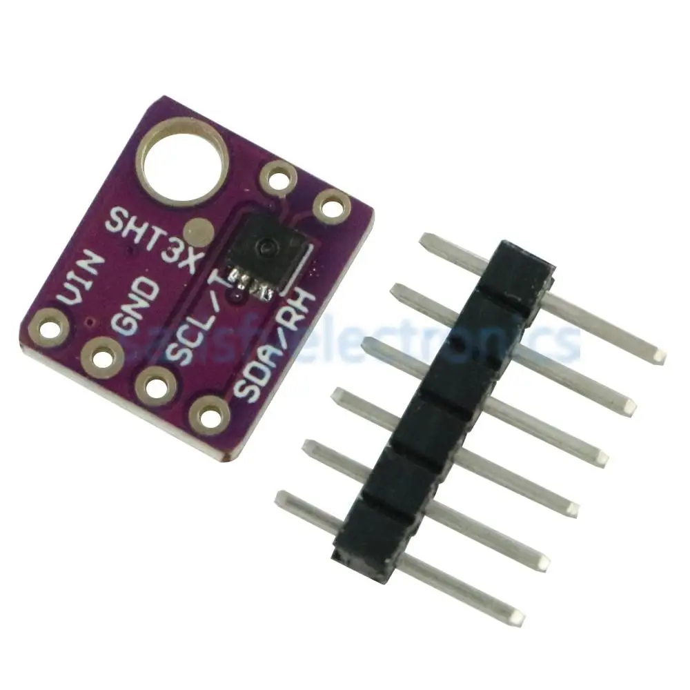 

1pcs SHT31 Temperature SHT31-D Humidity Sensor Module Microcontroller IIC I2C Breakout Weather 3V 5V Compliant For Arduino