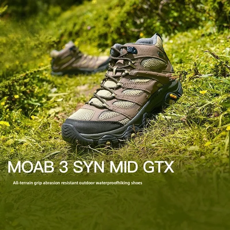 Zapatos de senderismo al aire libre Mele genuinos, MOAB 3 SYN MID GTX