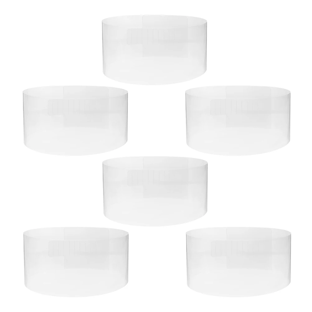 

6 Pcs Conical Basin Hat Inner Support Baseball Cap Holder Straw Inserts for Shape Form Shaper Bump Plastic Caps Display