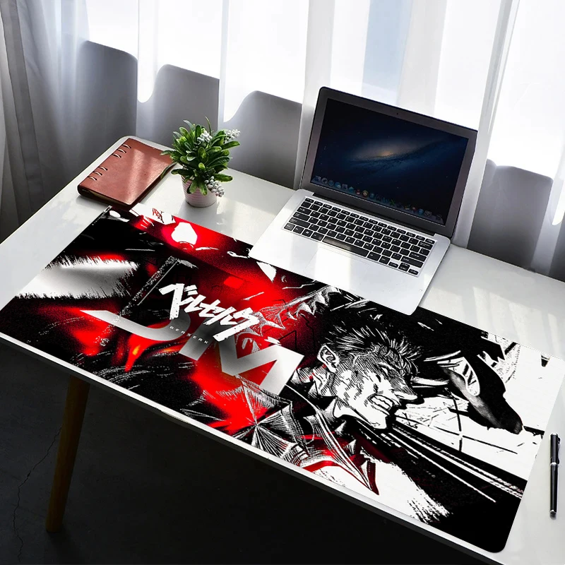 

Mouse Pad PC Non Slip Rubber Cartoon Mousepad Laptop B-berserk Gamer Cabinet Keyboard Pad Office Computer Gaming Desk Mouse Mat